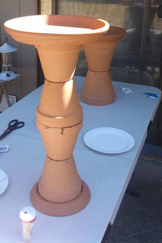 TerraCotta Pot Bird Bath